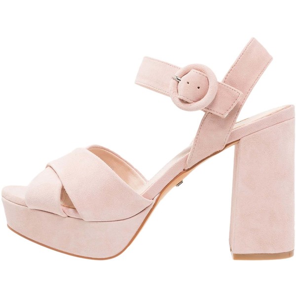 Topshop LUXE X STRAP Sandały na obcasie nude TP711A034