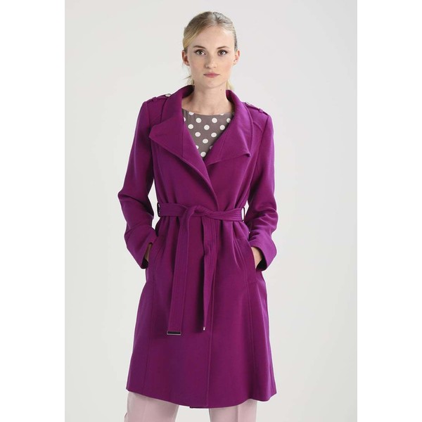 Wallis WRAP BELTED Płaszcz wełniany /Płaszcz klasyczny violet WL521U001