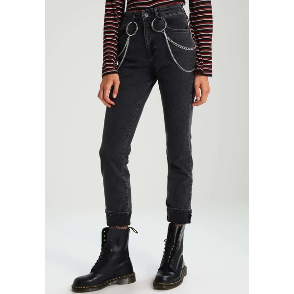 The Ragged Priest BOLT Jeansy Slim fit charcoal THJ21N005