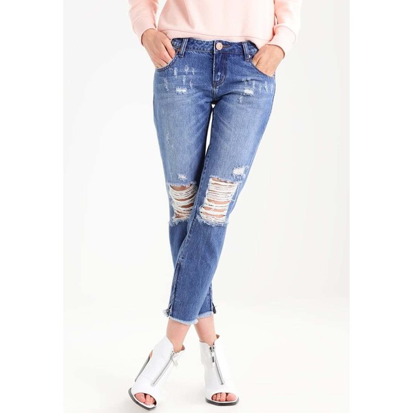 One Teaspoon PACIFICA FREEBIRDS Jeansy Relaxed fit destroyed denim TE721N00V