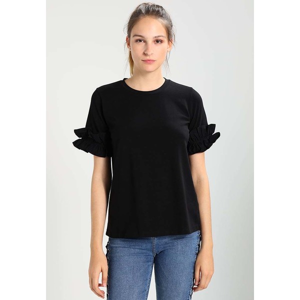 NORR AMINA T-shirt z nadrukiem black NOE21D002