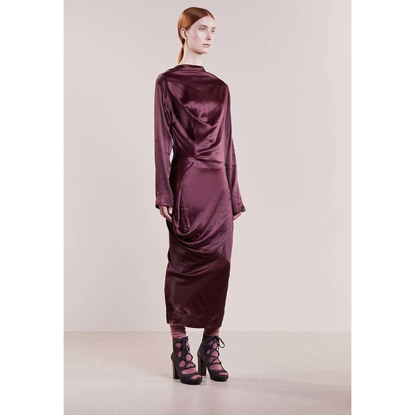 Vivienne Westwood Anglomania NEW FOND Długa sukienka oxblood VW621C027