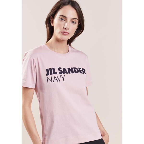 Jil Sander Navy T-shirt z nadrukiem rosa JS021D001