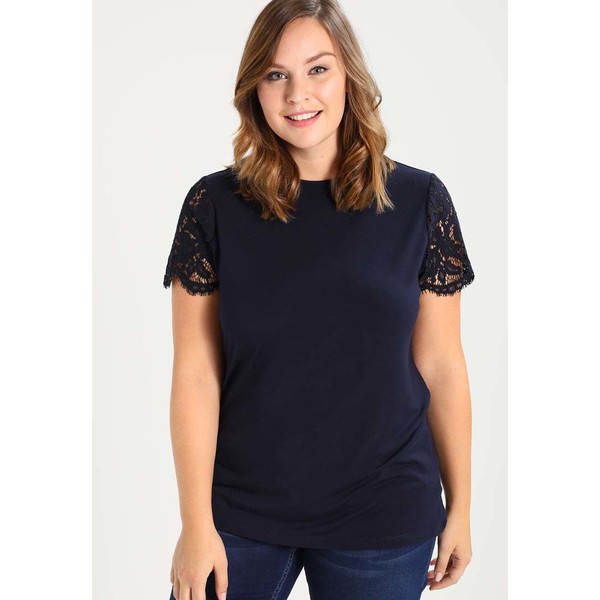 Lauren Ralph Lauren Woman T-shirt z nadrukiem dark blue L0S21D00V