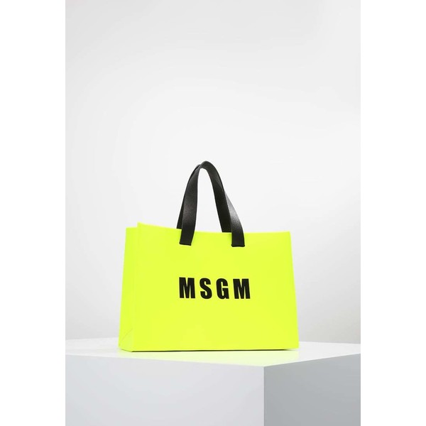 MSGM Torebka neon yellow MG651H004
