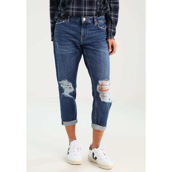 Topshop Petite LUCAS Jeansy Relaxed fit middenim TP721N082