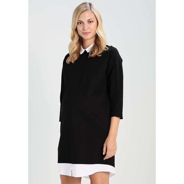 LOVE2WAIT DRESS PUNTA DI ROMA WITH BLOUSE Sukienka koszulowa black LW229F012