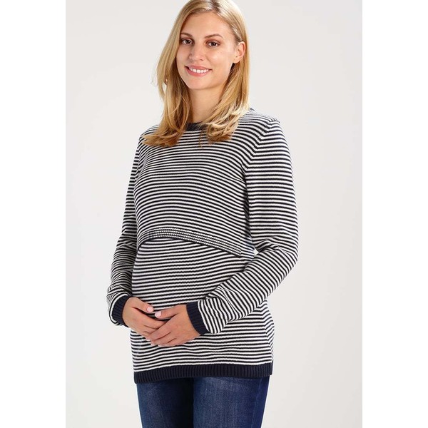 Boob FRANCIS Sweter midnight blue/off-white BX329I007