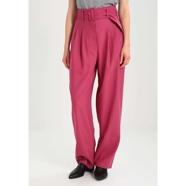 Finery London MANTON HIGH WAISTED Spodnie materiałowe rose pink FIC21A00A