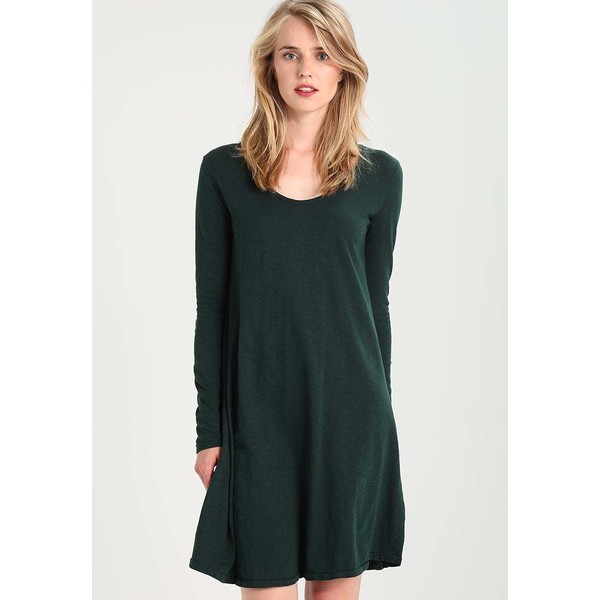 American Vintage Sukienka z dżerseju dark green AM221C01Q