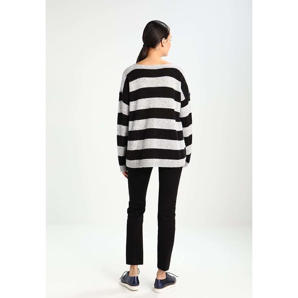 Calvin Klein Jeans SURI STRIPE Sweter black C1821I01R