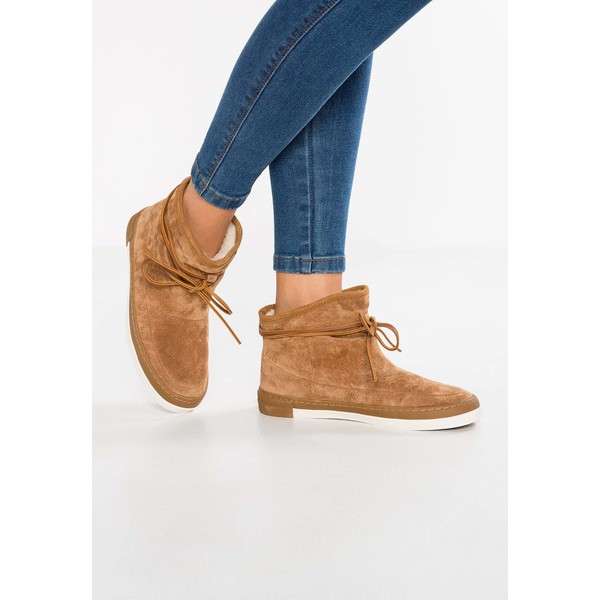 HUB QUEEN BOOT Ankle boot oak brown/offwhite HU411Y00D