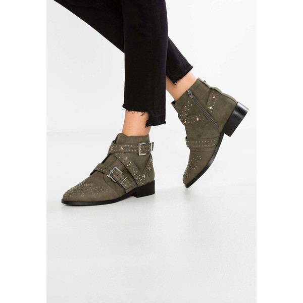 River Island Wide Fit Ankle boot khaki RID11N005