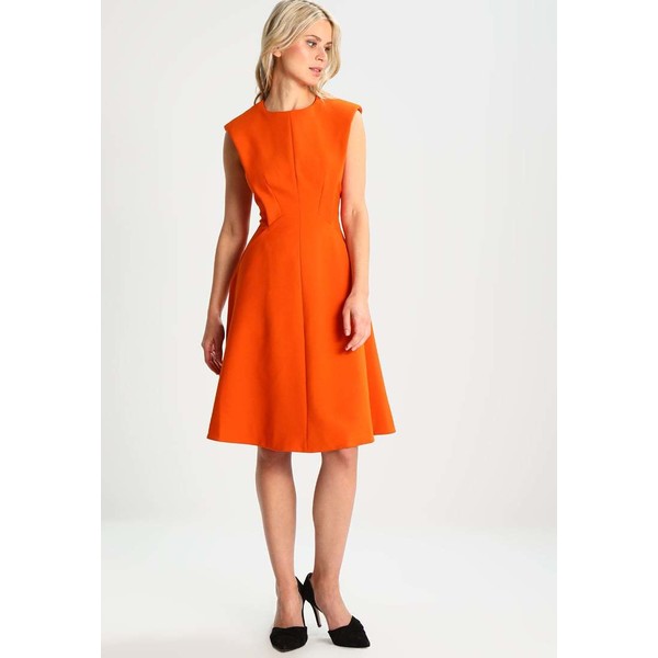 Karen Millen SCULPTURED TAILORED Sukienka letnia orange KM521C04L
