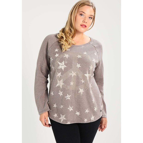 Open End STARS PEACE Bluza taupe OP021J006