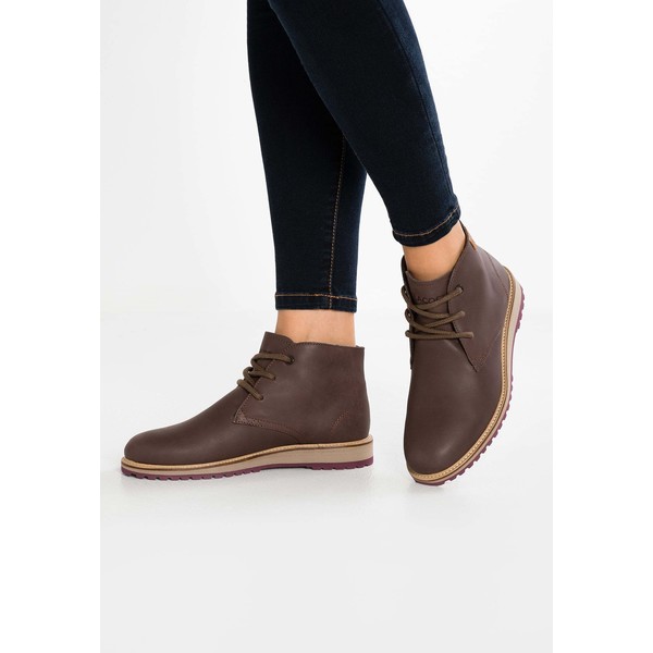 Lacoste MANETTE Ankle boot dark brown LA211N00C