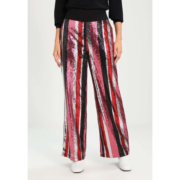 mint&berry FULLY SEQUIN STRIPE Spodnie materiałowe multicoloured M3221AA23