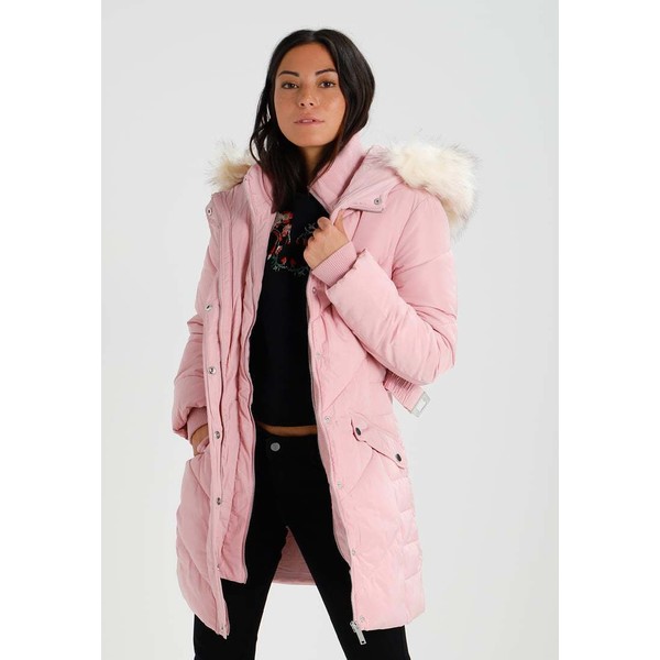 Miss Selfridge Petite Płaszcz zimowy baked pink PY021U003