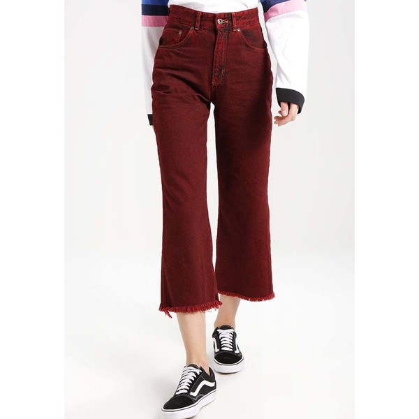 The Ragged Priest CLARAT Jeansy Relaxed fit burgundy THJ21N009