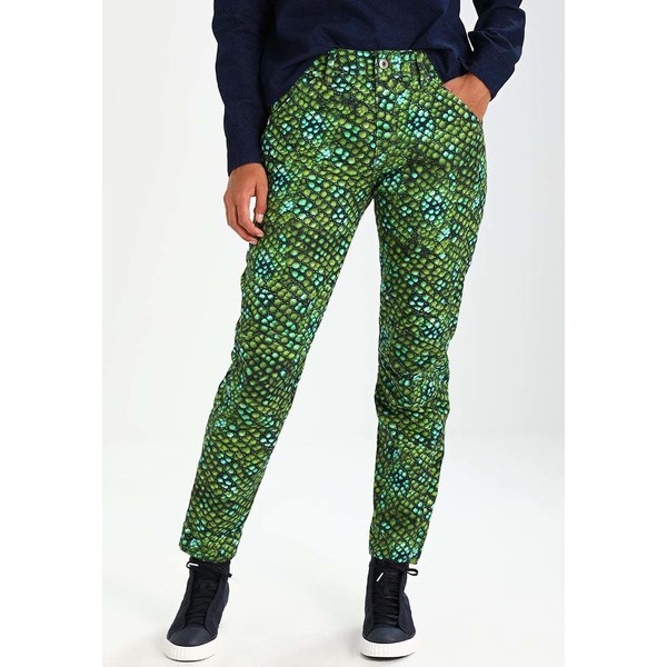 G-Star PHARRELL WILLIAMS ELWOOD X25 3D BOYFRIEND Spodnie materiałowe dark apple/green pepper ao GS121A0HN