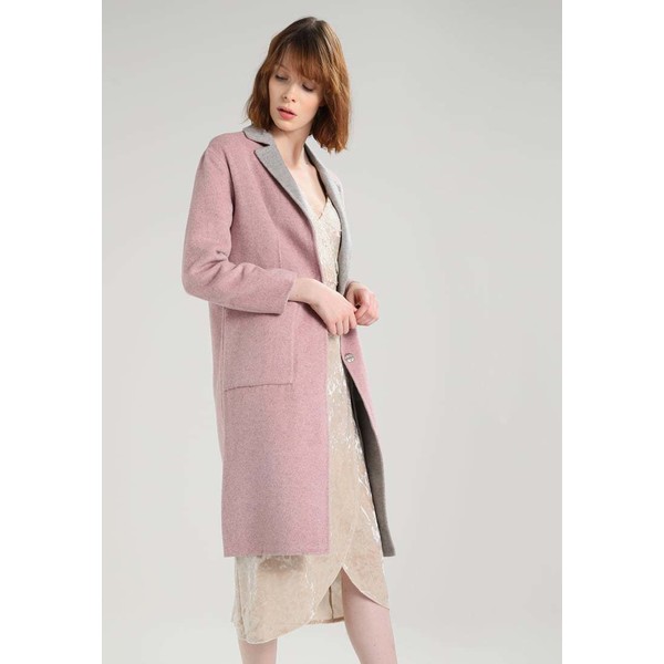 Topshop Płaszcz wełniany /Płaszcz klasyczny pink TP721U01W