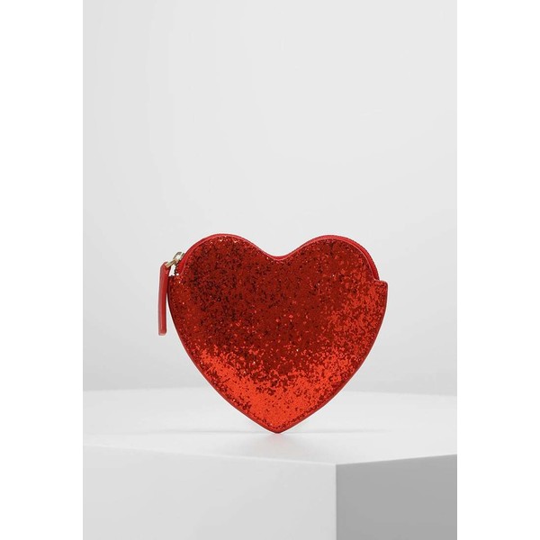 Lulu Guinness GLITTER HEART Portfel red LG651F00J