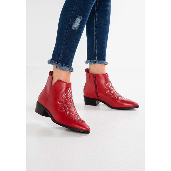 Bronx Ankle boot red BR111N02P