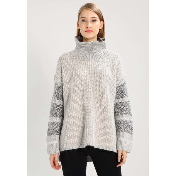 AllSaints KEATS FUNNEL NECK Sweter white A0Q21I019