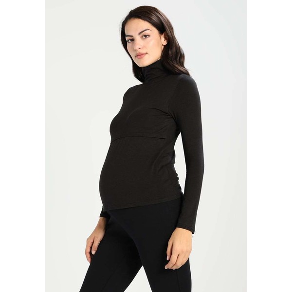 Spring Maternity BELLEZZA TURTLE NECK Bluzka z długim rękawem black SPA29G006