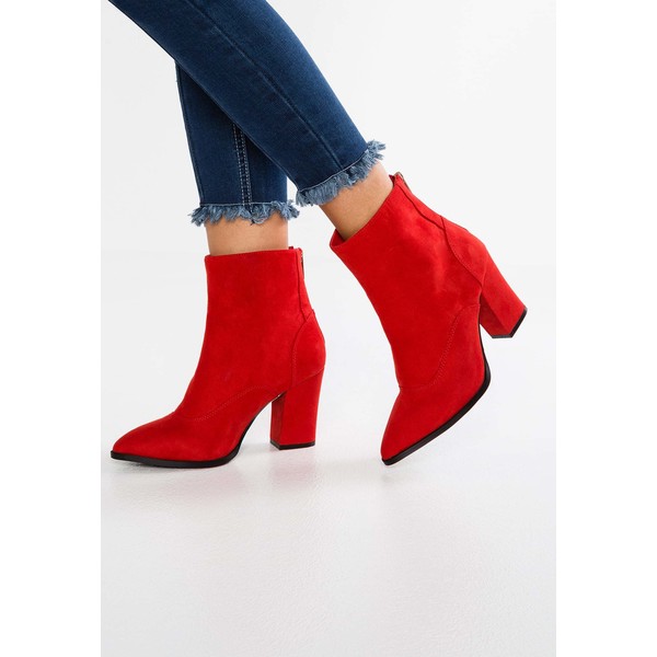 River Island Wide Fit Botki red RID11A006