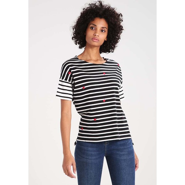Sundry T-shirt z nadrukiem maritime cotton stripes SUD21D004