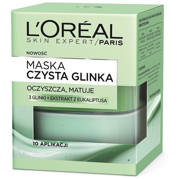 L'Oréal Paris Maska Skin Expert oczyszczająco-matująca 100-AKD06I