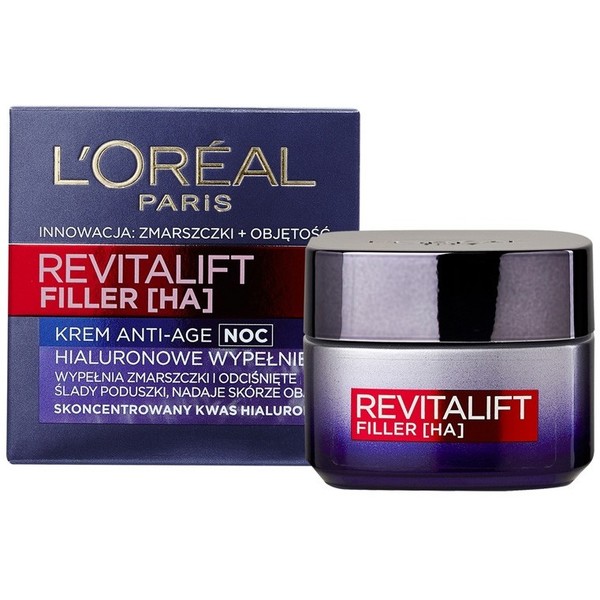 L'Oréal Paris Krem na noc Revitalift Filler Anti-Age 50ml 100-AKD06M