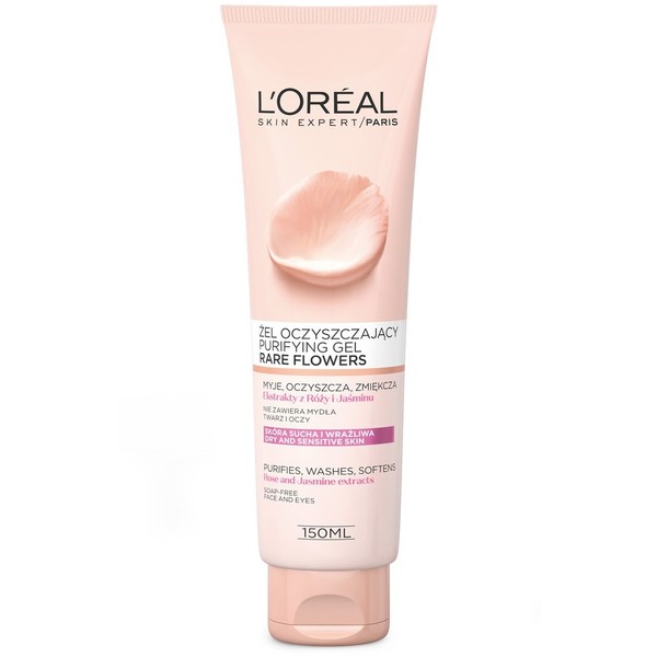 L'Oréal Paris Żel Oczyszczający Skin Expert Rare Flowers Skóra Sucha Wrażliw 100-AKD04T