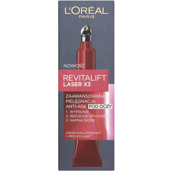 L'Oréal Paris Krem pod oczy Revitalift Laser X3 15ml 100-AKD06N