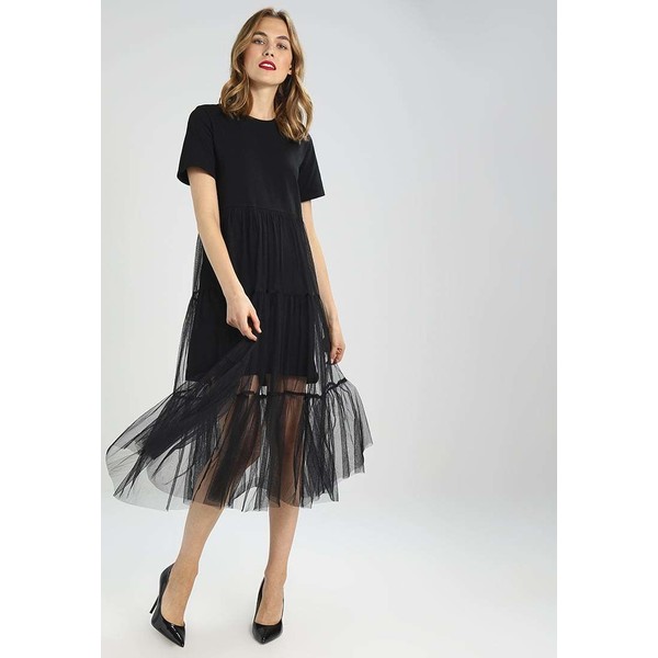 English Factory DRESS Długa sukienka black EN821C004