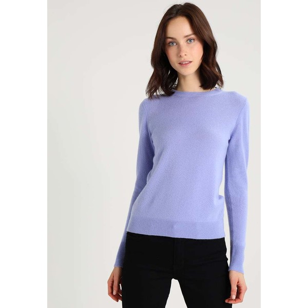 Benetton CREW NECK Sweter lilac 4BE21I0DF