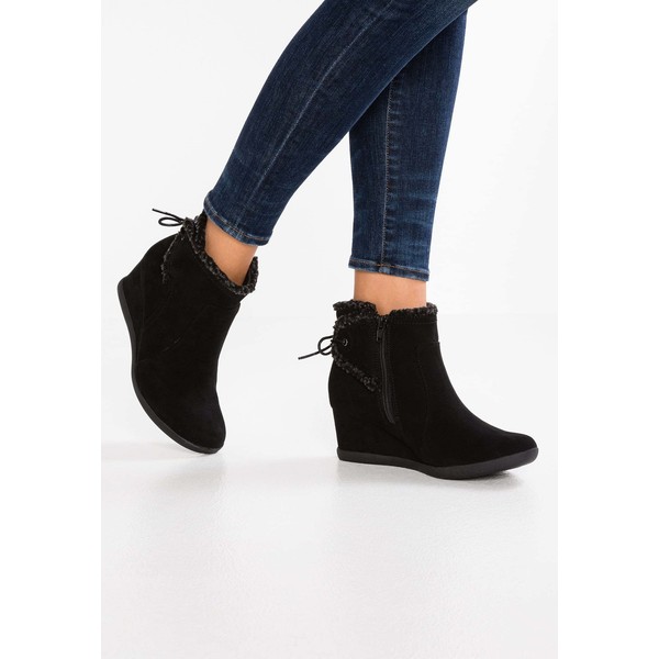 Evans WIDE FIT ALICIA Ankle boot black EW211N00I