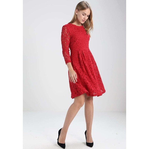 Second Script Petite LALA DRESS Sukienka koktajlowa red SEG21C006