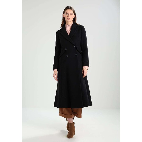 Wallis FIT & FLARE RIDING COAT Płaszcz wełniany /Płaszcz klasyczny black WL521U00N