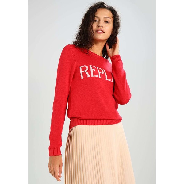 Replay Sweter red RE321I02Y