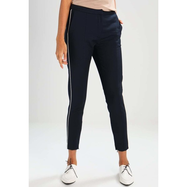 Selected Femme SFMUSE PIPING CROPPED PANT Spodnie materiałowe dark sapphire SE521A0AA