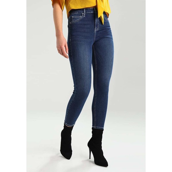 Topshop CONTRAST JAMIE Jeans Skinny Fit indigo TP721N08S