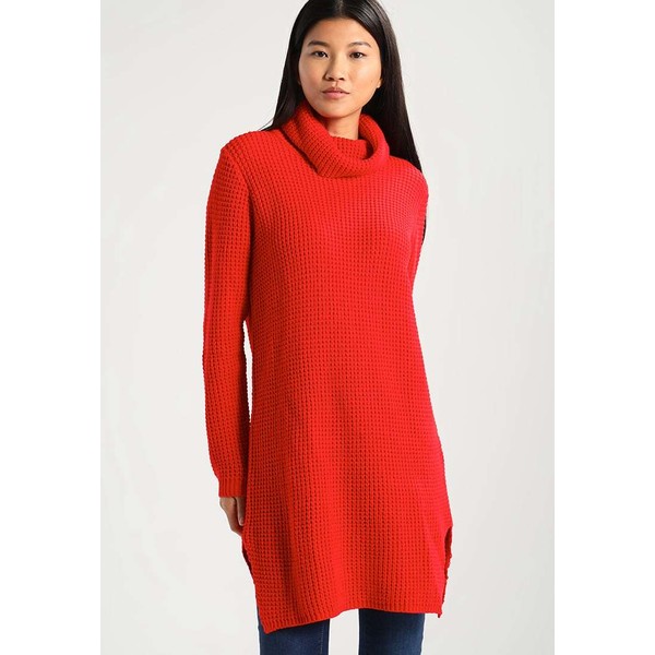 Kaffe MARY LONG Sweter flame scarlet KA321I07U