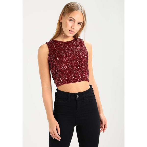 Lace & Beads Petite PICASSO Top red LAE21E000