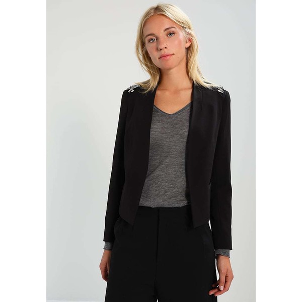 Dorothy Perkins GOING OUT EMBRODIRED Żakiet black DP521G05I