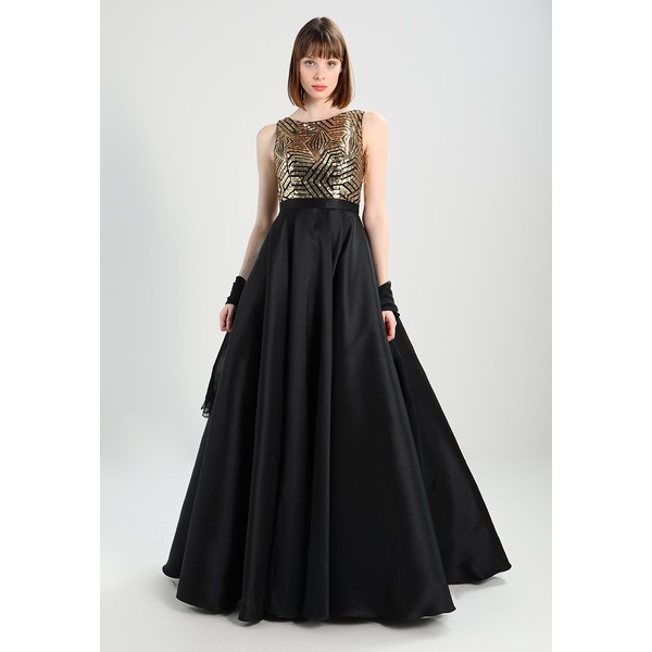 Luxuar Fashion Suknia balowa gold/schwarz LX021C055