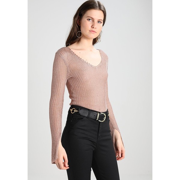 Topshop Tall Sweter rose gold TOA21I000