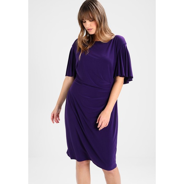 Lauren Ralph Lauren Woman MATTE SARON Sukienka z dżerseju mure purple L0S21C00Z