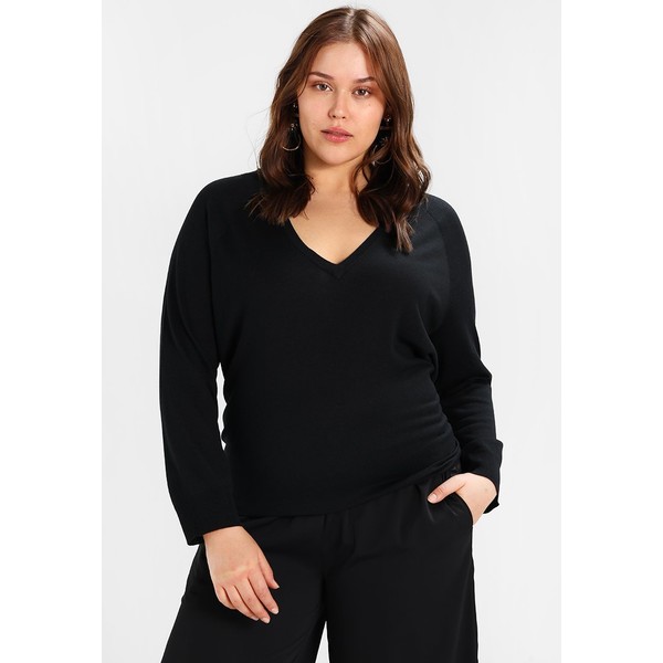 Lauren Ralph Lauren Woman CASH-PLUS Sweter black L0S21I00K